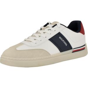 Tommy Hilfiger Men’s Jivlin(White/Dark Blue Multi 141)