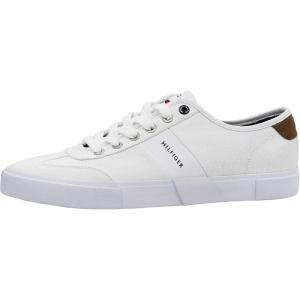 Tommy Hilfiger Men’s Pandora Sneaker(White/White Canvas)