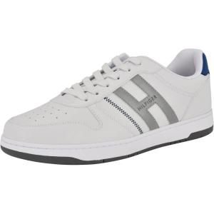 Tommy Hilfiger Men’s Tilyas(White/Silver/Blue 142)