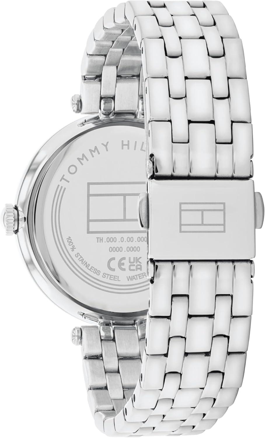 imageTommy Hilfiger Womens Watch Classic 3H Quartz Watch Stainless Steel Wristbrand Water Resistant up to 3 ATM30 Meters Premium Fashion Timepiece with Day to Night Versatility 34mm