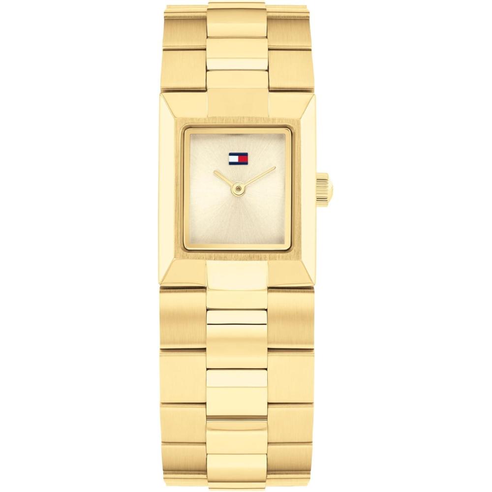 imageTommy Hilfiger Womens 2H Quartz Bracelet Watch JewelryInspired Square Design 3 ATM Water Resistance Elegant and Versatile Timepiece Gift for Her 205mmGold Plated