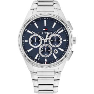 Tommy Hilfiger Men’s Multifunction Watch – Sport Design – Water Resistant up to 50m – Versatile Timepiece – Gift for Him 43mm(Silver)