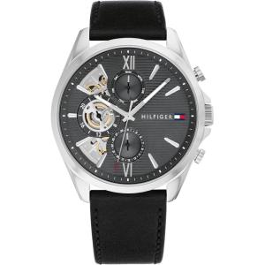 Tommy Hilfiger Men’s Quartz Multifunction Watch – Stainless Steel – 5ATM/50 Meters Water Resistance – A Timeless, Modern Classic – Gift for Him – 43.5mm(Black)
