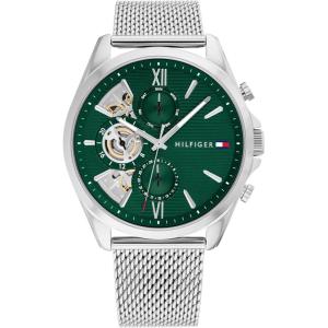 Tommy Hilfiger Men’s Quartz Multifunction Watch – Stainless Steel – 5ATM/50 Meters Water Resistance – A Timeless, Modern Classic – Gift for Him – 43.5mm(Silver)