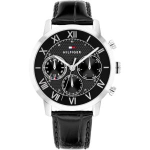Tommy Hilfiger Men’s TH-Oxford Multifunction Watch – Round Case – Modern Classic Style – Gift for Him 42mm(Black)