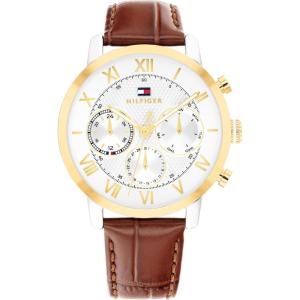 Tommy Hilfiger Men’s TH-Oxford Multifunction Watch – Round Case – Modern Classic Style – Gift for Him 42mm(Brown)