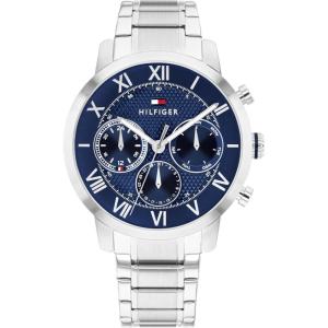 Tommy Hilfiger Men’s TH-Oxford Multifunction Watch – Round Case – Modern Classic Style – Gift for Him 42mm(Silver)
