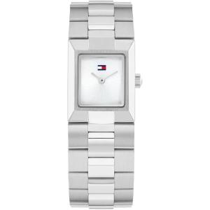 Tommy Hilfiger Women’s 2H Quartz Bracelet Watch – Jewelry-Inspired, Square Design – 3 ATM Water Resistance – Elegant and Versatile Timepiece – Gift for Her – 20.5mm(Silver)