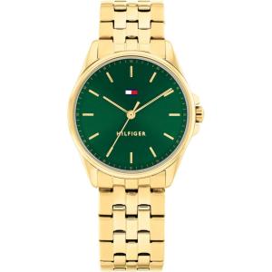 Tommy Hilfiger Women’s 3H Quartz Bracelet Watch – Versatile, Easy-to-Wear and Timeless – 3 ATM Water Resistance – for Everyday Wear – Gift for Her – 30mm(Gold Plated)