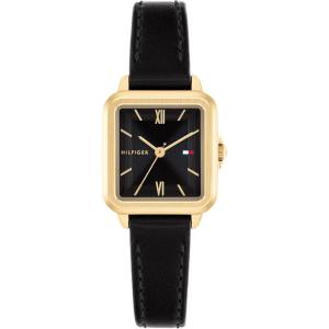 Tommy Hilfiger Women’s Quartz Two Tone Stainless Steel Bracelet Watch, 22.5mm(Black)