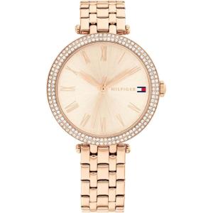 Tommy Hilfiger Women’s Watch – Classic 3H Quartz Watch – Stainless Steel Wristbrand – Water Resistant up to 3 ATM/30 Meters – Premium Fashion Timepiece with Day to Night Versatility – 34mm(Carnation)