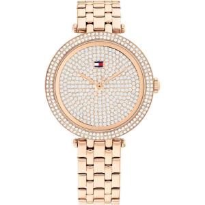 Tommy Hilfiger Women’s Watch – Classic 3H Quartz Watch – Stainless Steel Wristbrand – Water Resistant up to 3 ATM/30 Meters – Premium Fashion Timepiece with Day to Night Versatility – 34mm(Rose Gold)