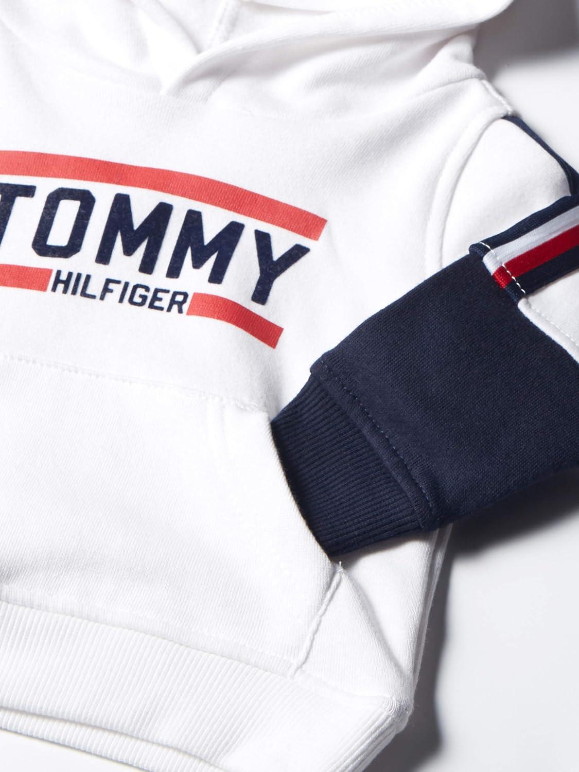 imageTommy Hilfiger 2 Pieces Hooded Pants Set babyboysWhiteNavy