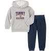 Heather Mist/Navy Blazer