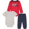 Tango Red/Oatmeal Heather/Medieval Blue