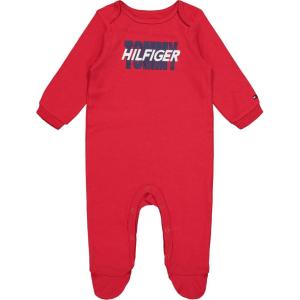 Tommy Hilfiger Baby Boys’ Footed Coverall(Tango Red)