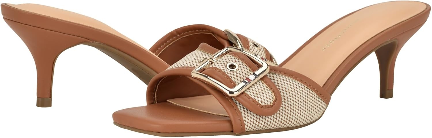 image:imageTommy Hilfiger Womens Camhila Heeled SandalMedium Natural