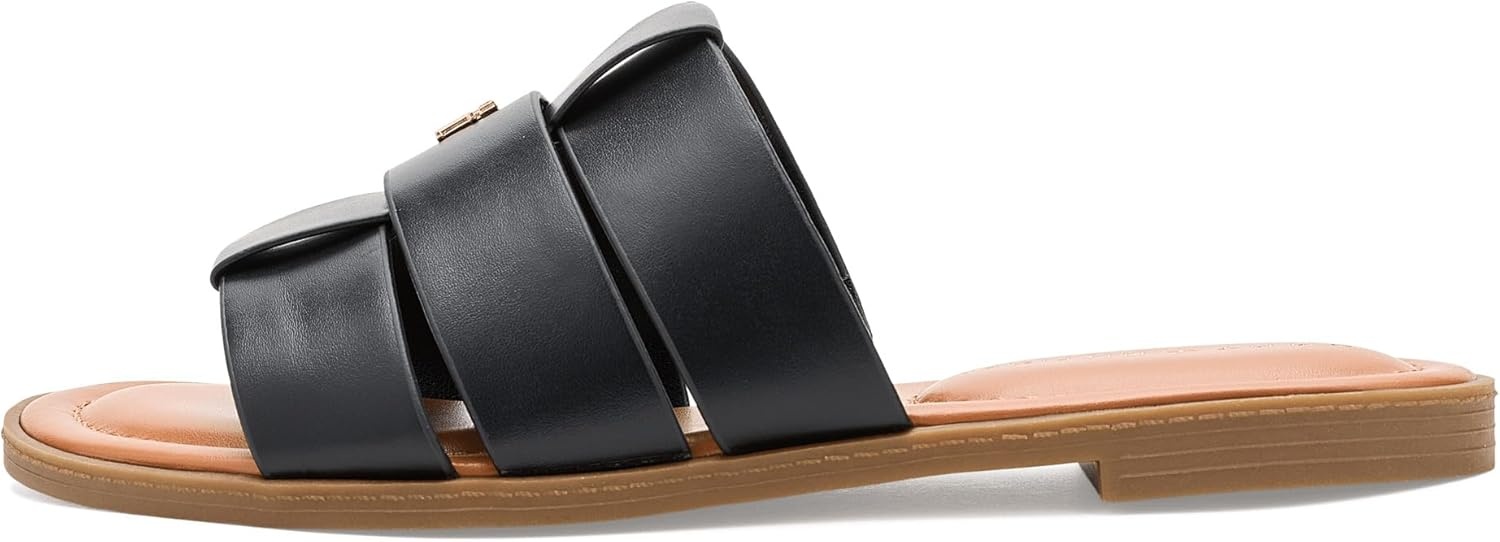 image:imageTommy Hilfiger Womens Moden Flat SandalBlack 001