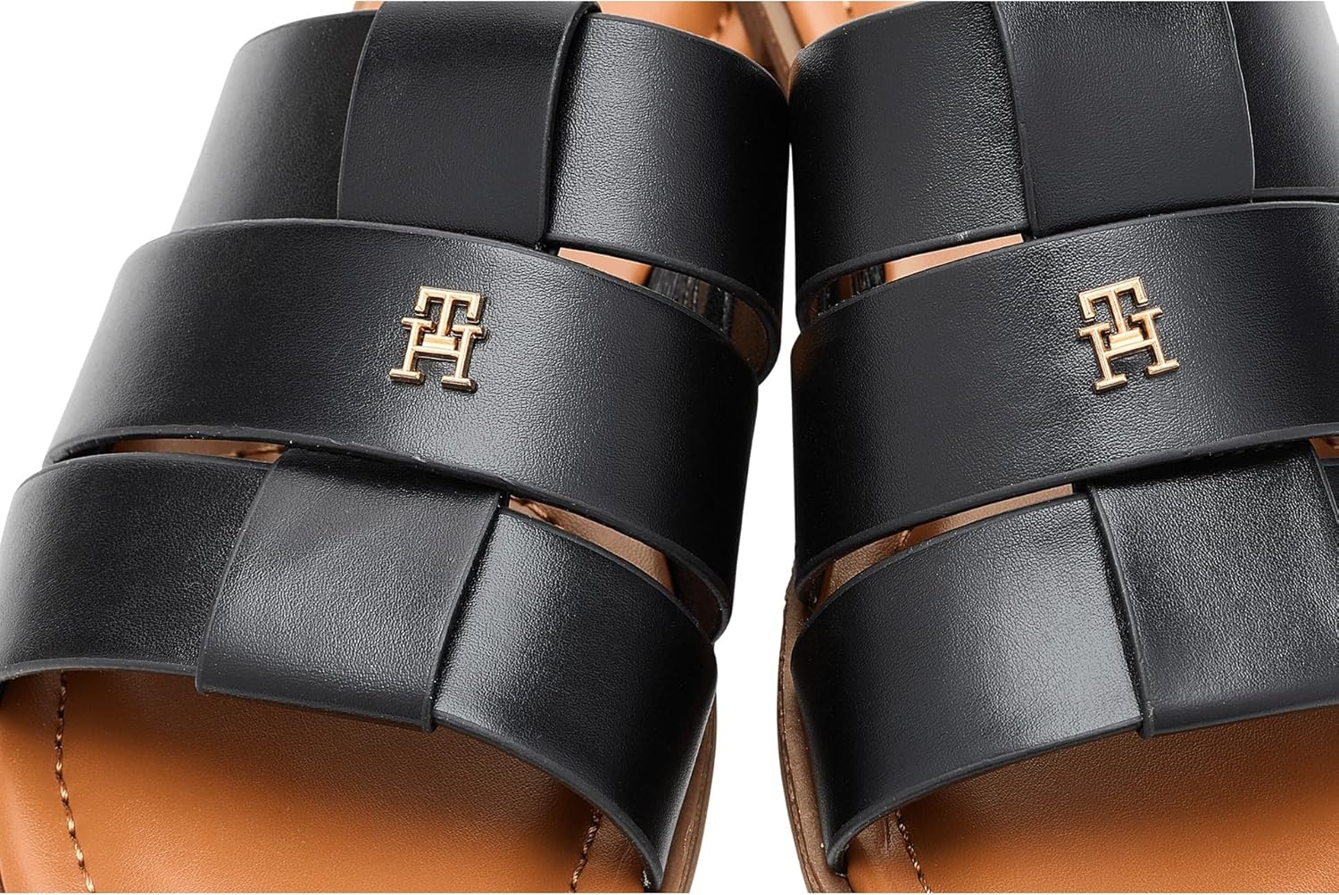 image:imageTommy Hilfiger Womens Moden Flat SandalBlack 001