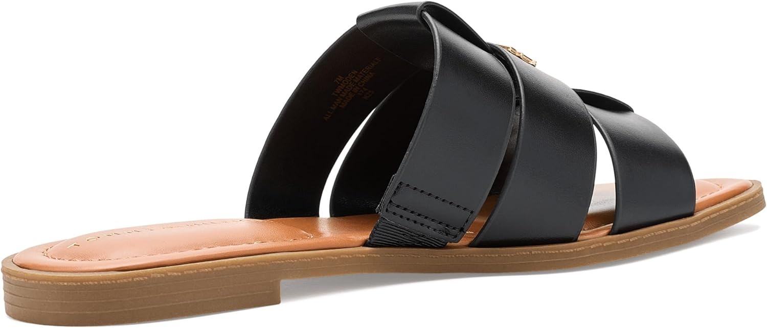 image:imageTommy Hilfiger Womens Moden Flat SandalBlack 001
