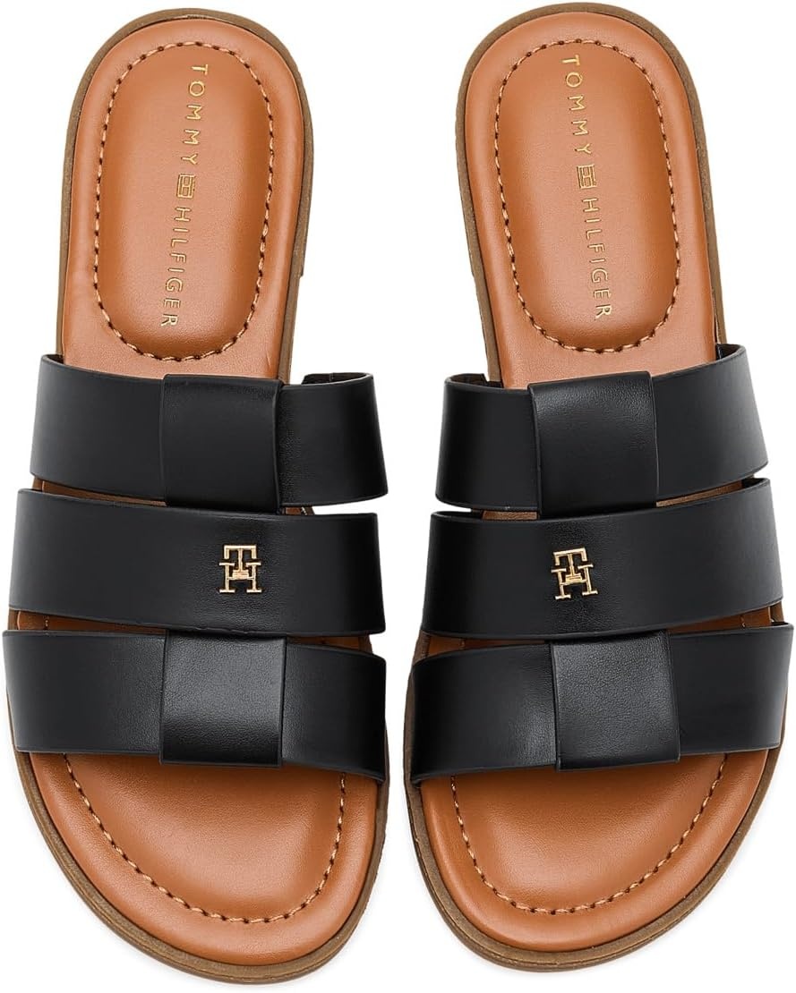 image:imageTommy Hilfiger Womens Moden Flat SandalBlack 001