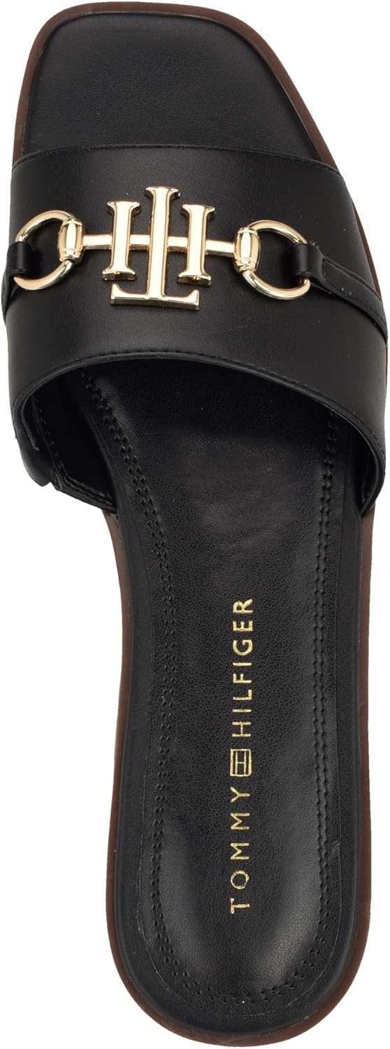image:imageTommy Hilfiger Womens Piper Flat SandalBlack 001