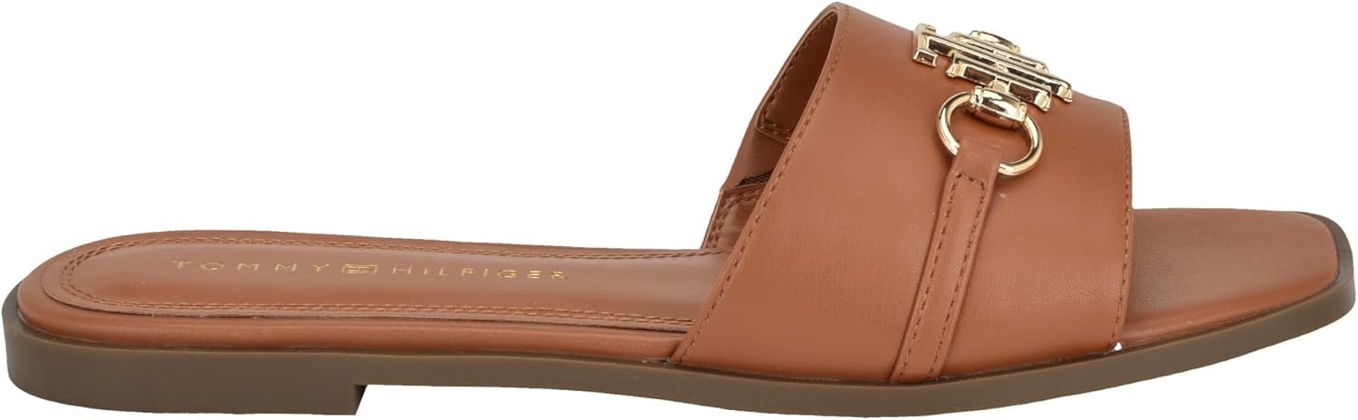 image:imageTommy Hilfiger Womens Piper Flat SandalMedium Brown 210
