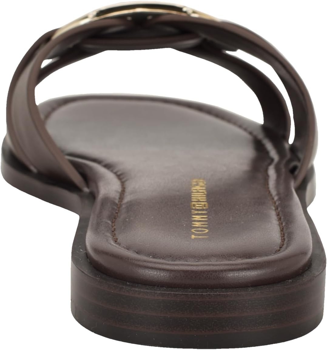 image:imageTommy Hilfiger Womens Terrai Flat SandalDark Brown