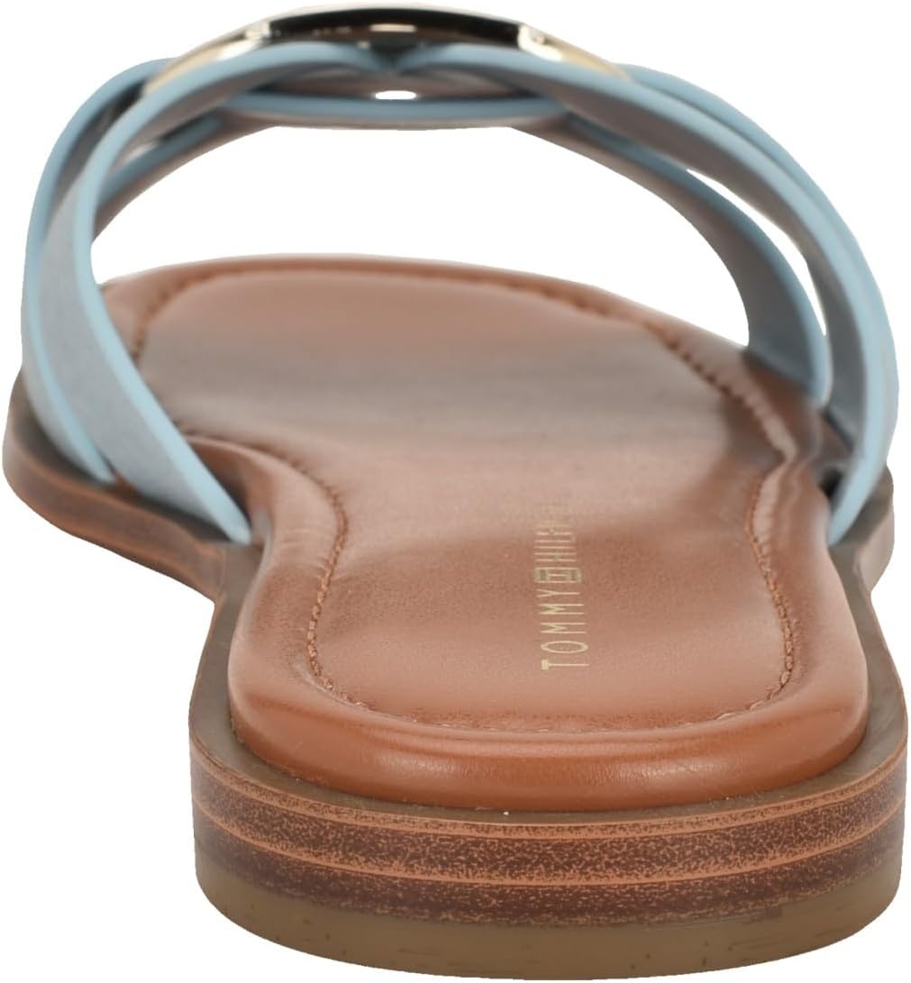 image:imageTommy Hilfiger Womens Terrai Flat SandalLight Blue Denim