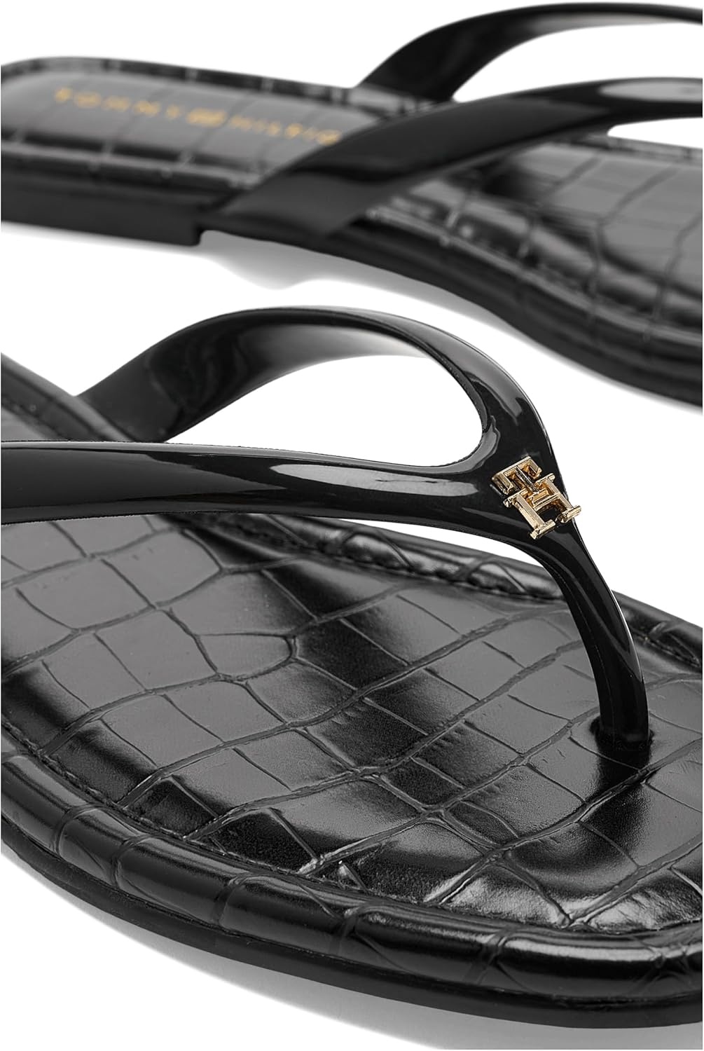 image:imageTommy Hilfiger Womens Vela Flat SandalBlack 001