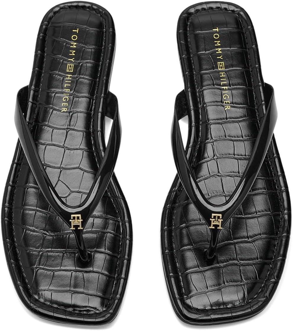 image:imageTommy Hilfiger Womens Vela Flat SandalBlack 001