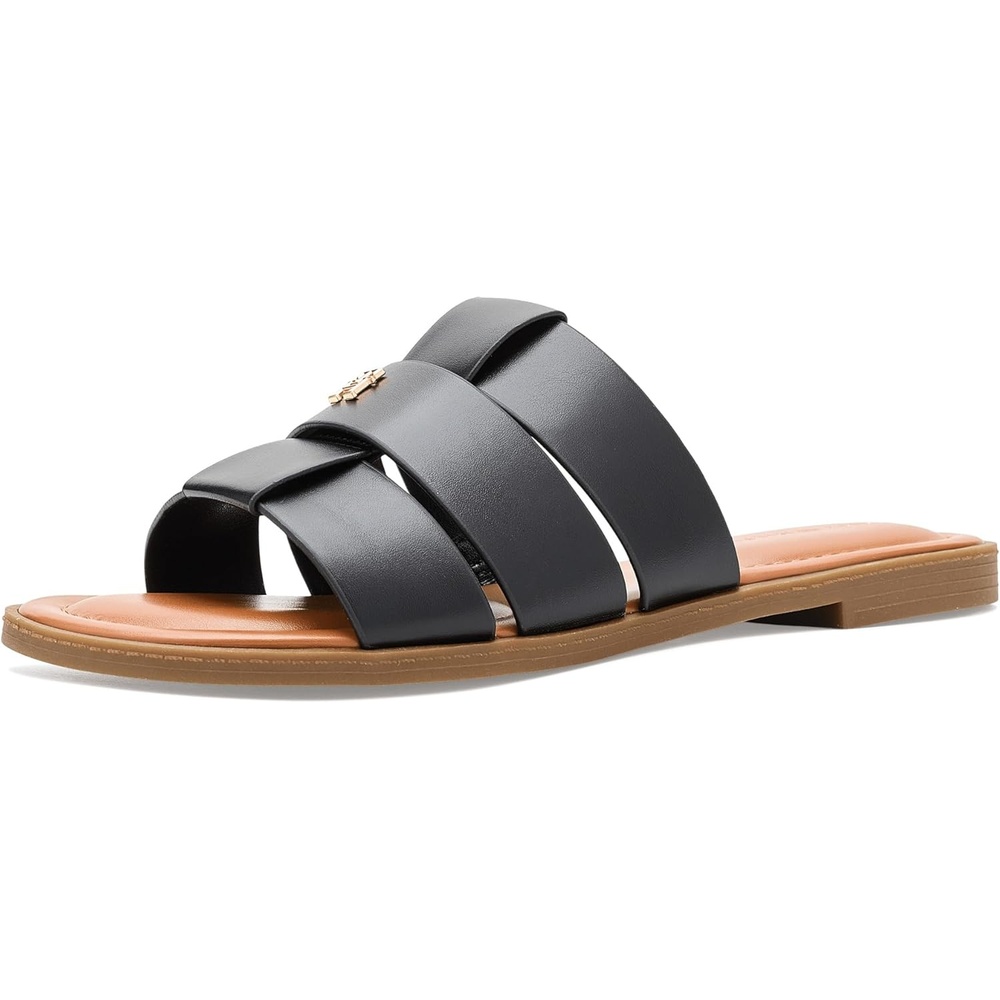 image:imageTommy Hilfiger Womens Moden Flat SandalBlack 001