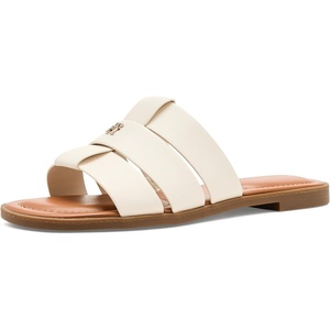 Tommy Hilfiger Women’s Moden Flat Sandal(Ivory 150)