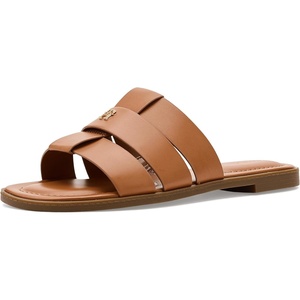 Tommy Hilfiger Women’s Moden Flat Sandal(Medium Natural 101)