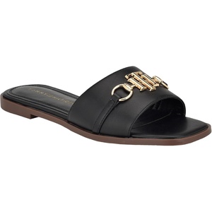 Tommy Hilfiger Women’s Piper Flat Sandal(Black 001)