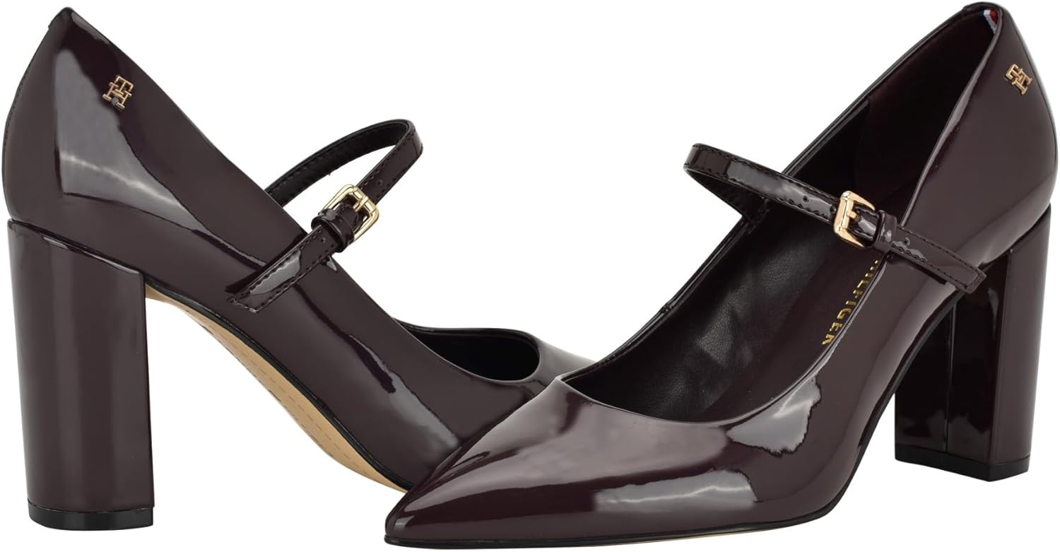 image:imageTommy Hilfiger Womens AvenizDark Red Patent 600