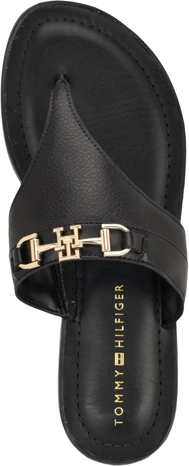 image:imageTommy Hilfiger Womens Goldiea Flat SandalBlack 001