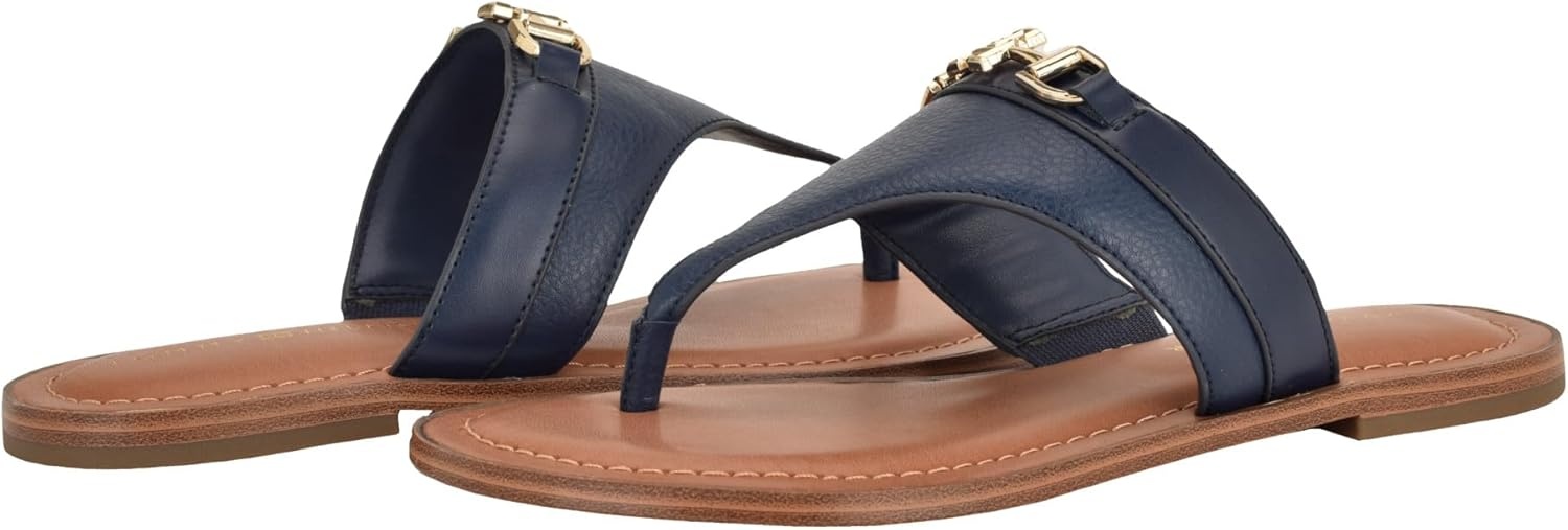 image:imageTommy Hilfiger Womens Goldiea Flat SandalDark Blue 400