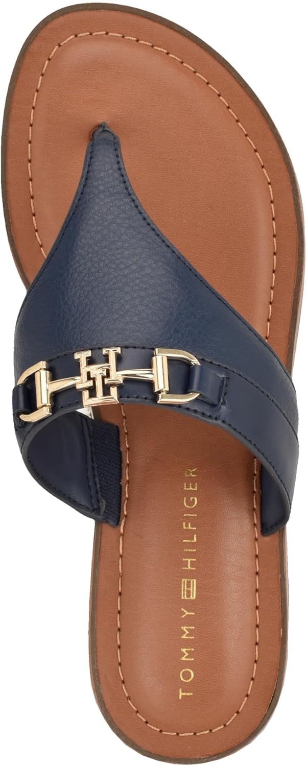 image:imageTommy Hilfiger Womens Goldiea Flat SandalDark Blue 400