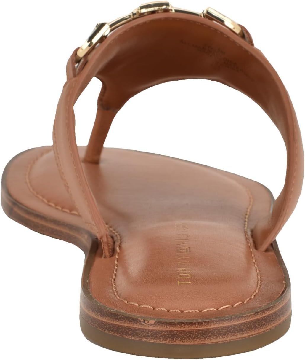 image:imageTommy Hilfiger Womens Goldiea Flat SandalMedium Natural 101