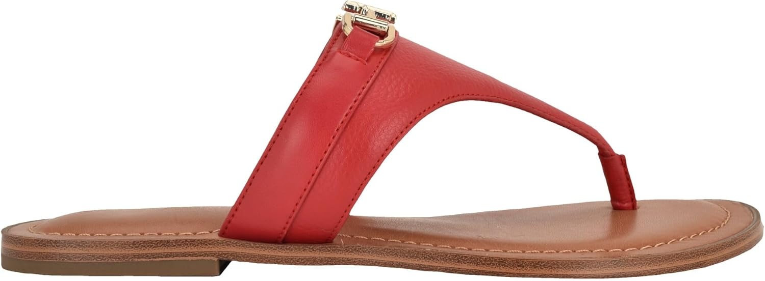 image:imageTommy Hilfiger Womens Goldiea Flat SandalMedium Red 610