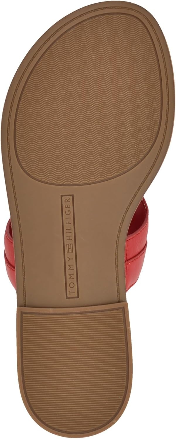 image:imageTommy Hilfiger Womens Goldiea Flat SandalMedium Red 610