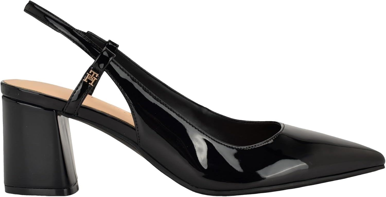 image:imageTommy Hilfiger Womens Jezibee PumpBlack Patent 001