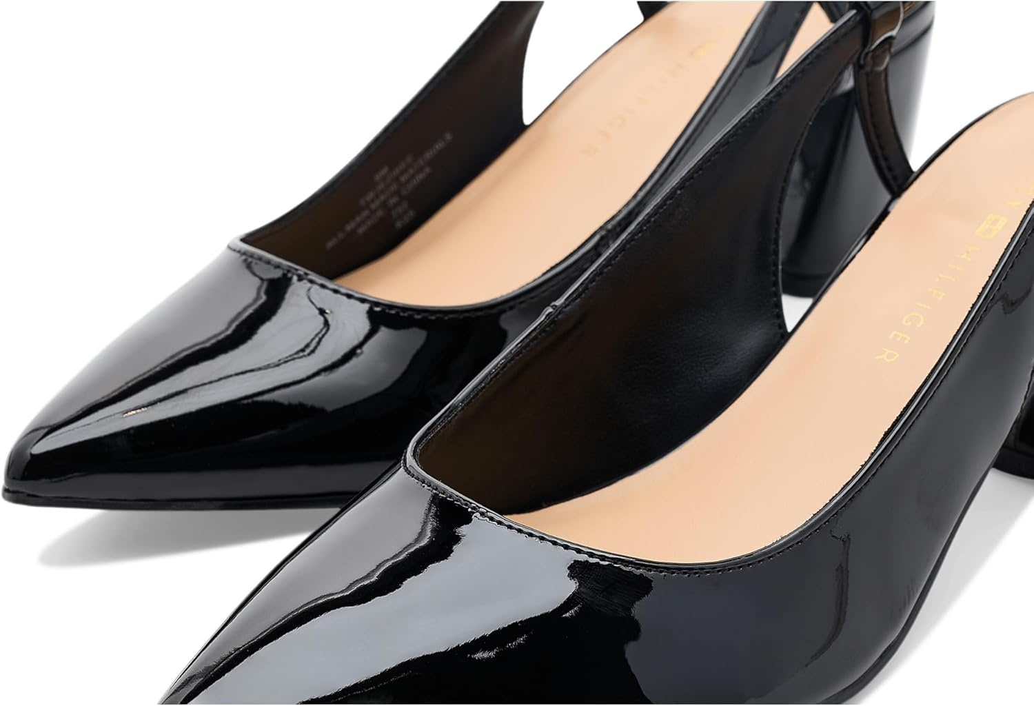 image:imageTommy Hilfiger Womens Jezibee PumpBlack Patent 001