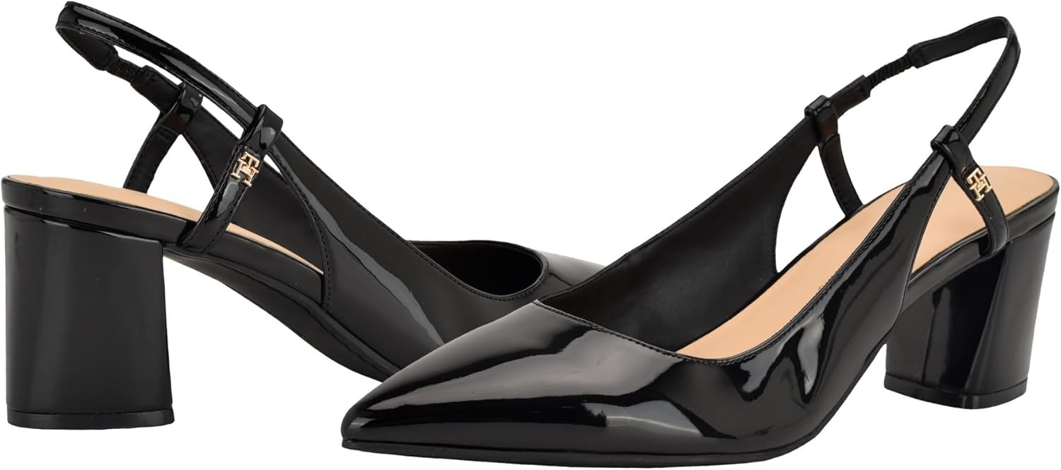 image:imageTommy Hilfiger Womens Jezibee PumpBlack Patent 001