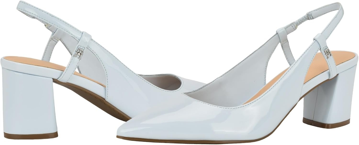 image:imageTommy Hilfiger Womens Jezibee PumpLight Blue Patent 450