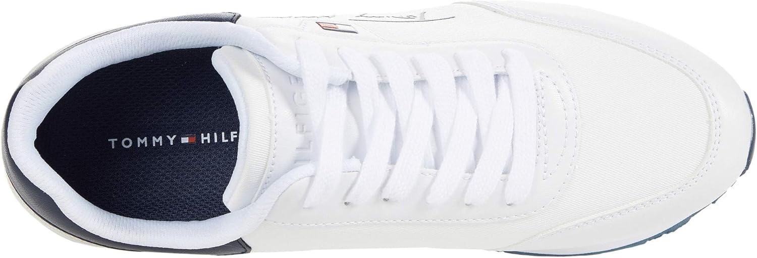 image:imageTommy Hilfiger Womens Laces SneakerWhiteWhiteNavy
