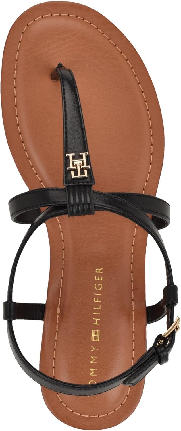 image:imageTommy Hilfiger Womens Lohian Flat SandalBlack 001