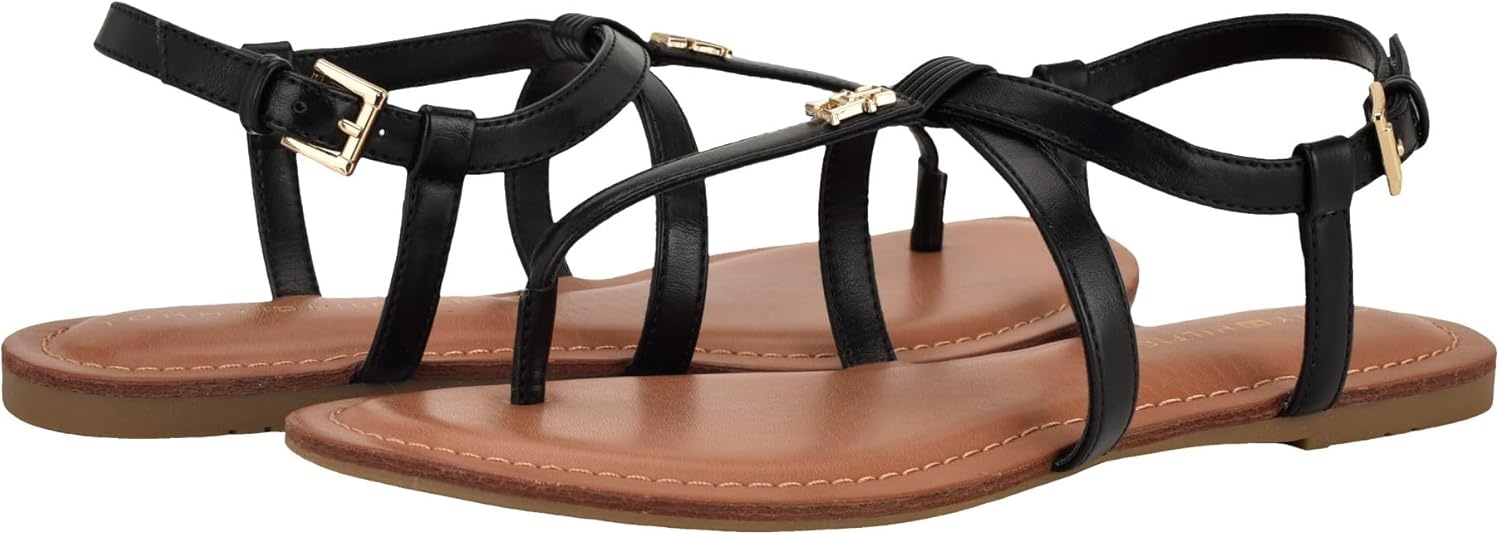 image:imageTommy Hilfiger Womens Lohian Flat SandalBlack 001