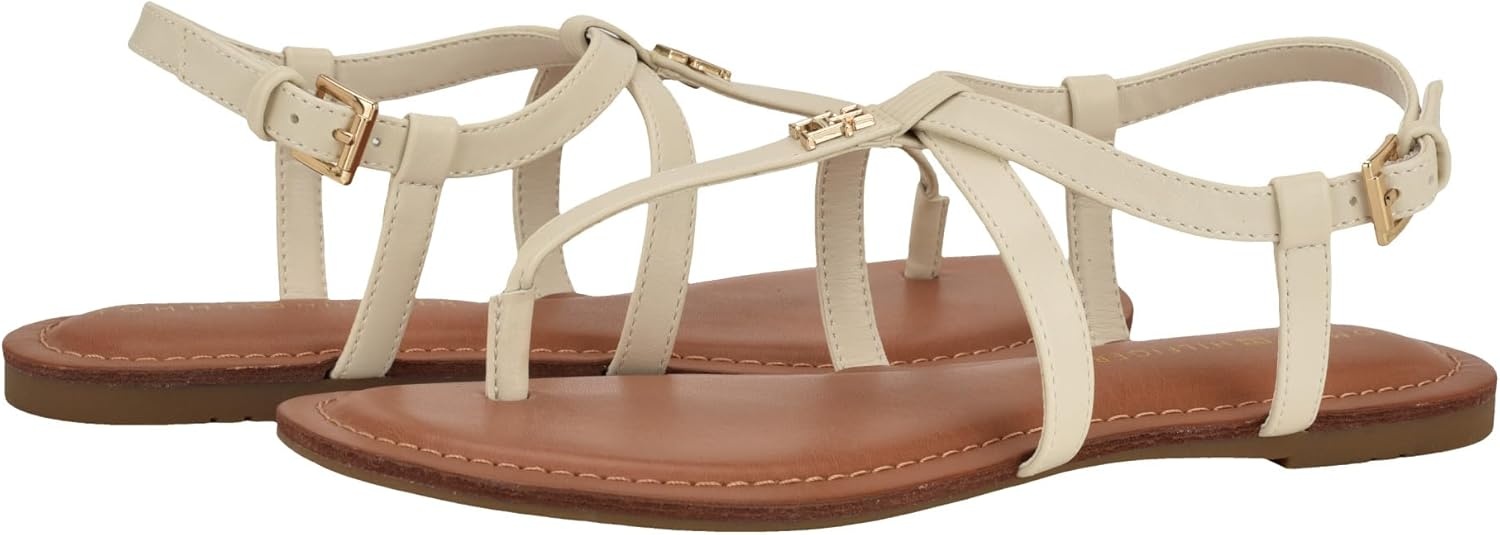 image:imageTommy Hilfiger Womens Lohian Flat SandalIvory 150